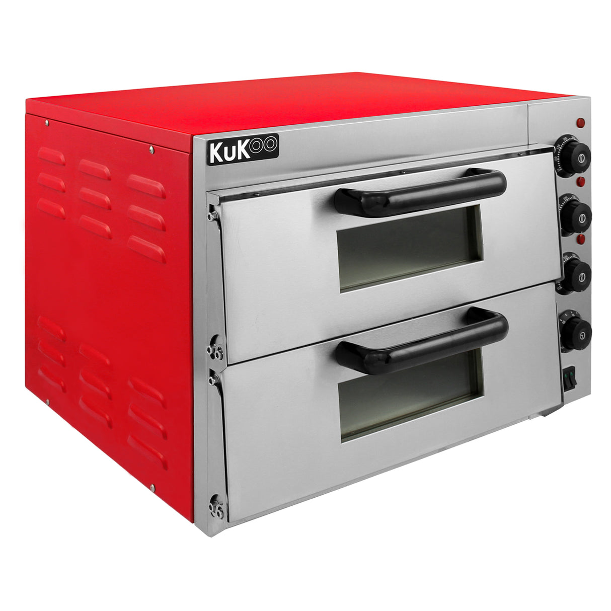 Horno Eléctrico de Acero Inoxidable KuKoo con Doble Cámara