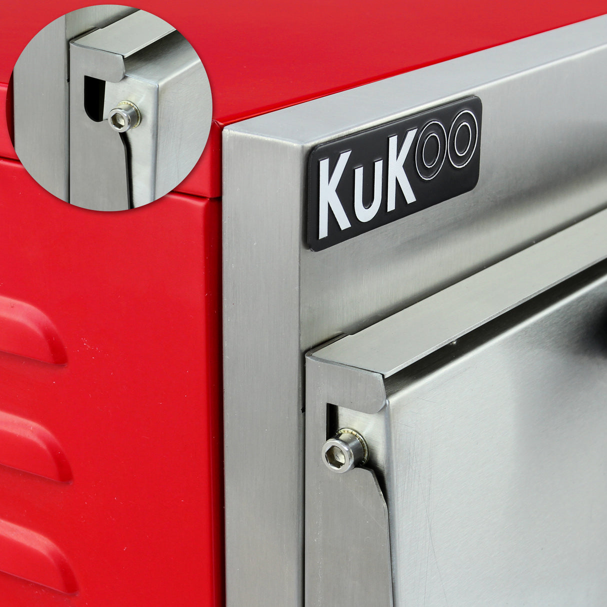 Horno Eléctrico de Acero Inoxidable KuKoo con Doble Cámara