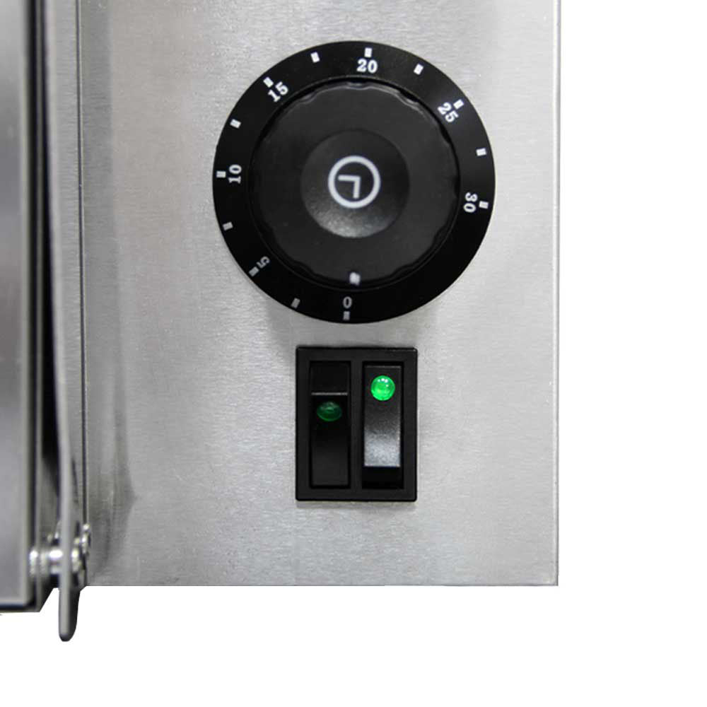 Horno Eléctrico de Acero Inoxidable KuKoo con Doble Cámara