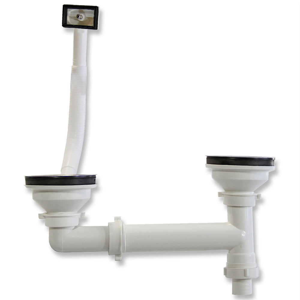 Fregadero de Cocina en Acero Inoxidable 105cm x 50cm con Grifo Victoria