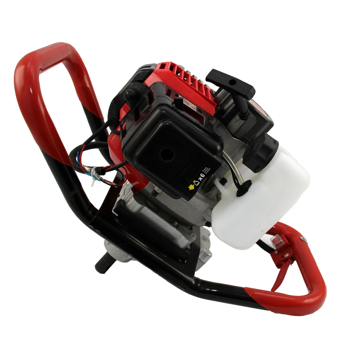 Barrena de Tierra y Clavadora de Postes de 4 Tiempos