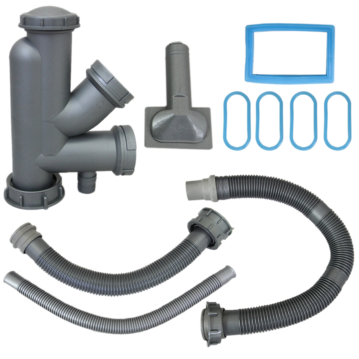 Fregadero de Cocina Doble de Acero Inoxidable (Acabado Satinado)