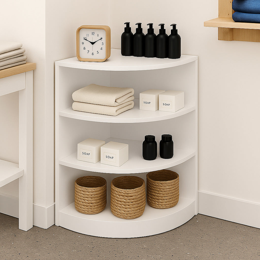 Mostrador Comercial Esquinero LM60 – Blanco