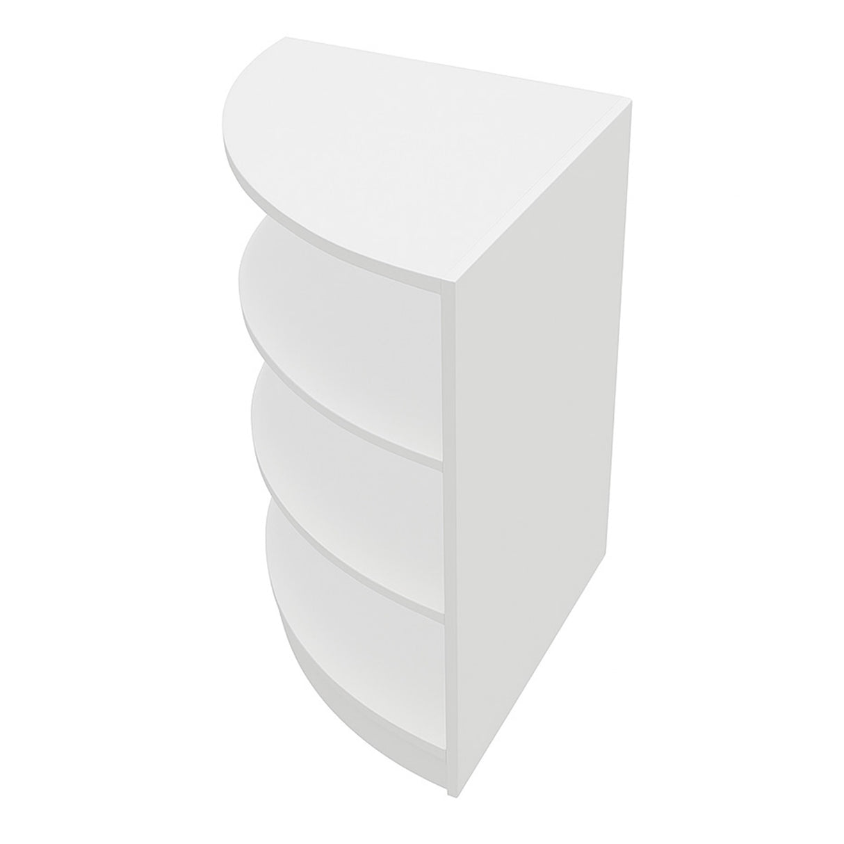 Mostrador Comercial Esquinero LM60 – Blanco