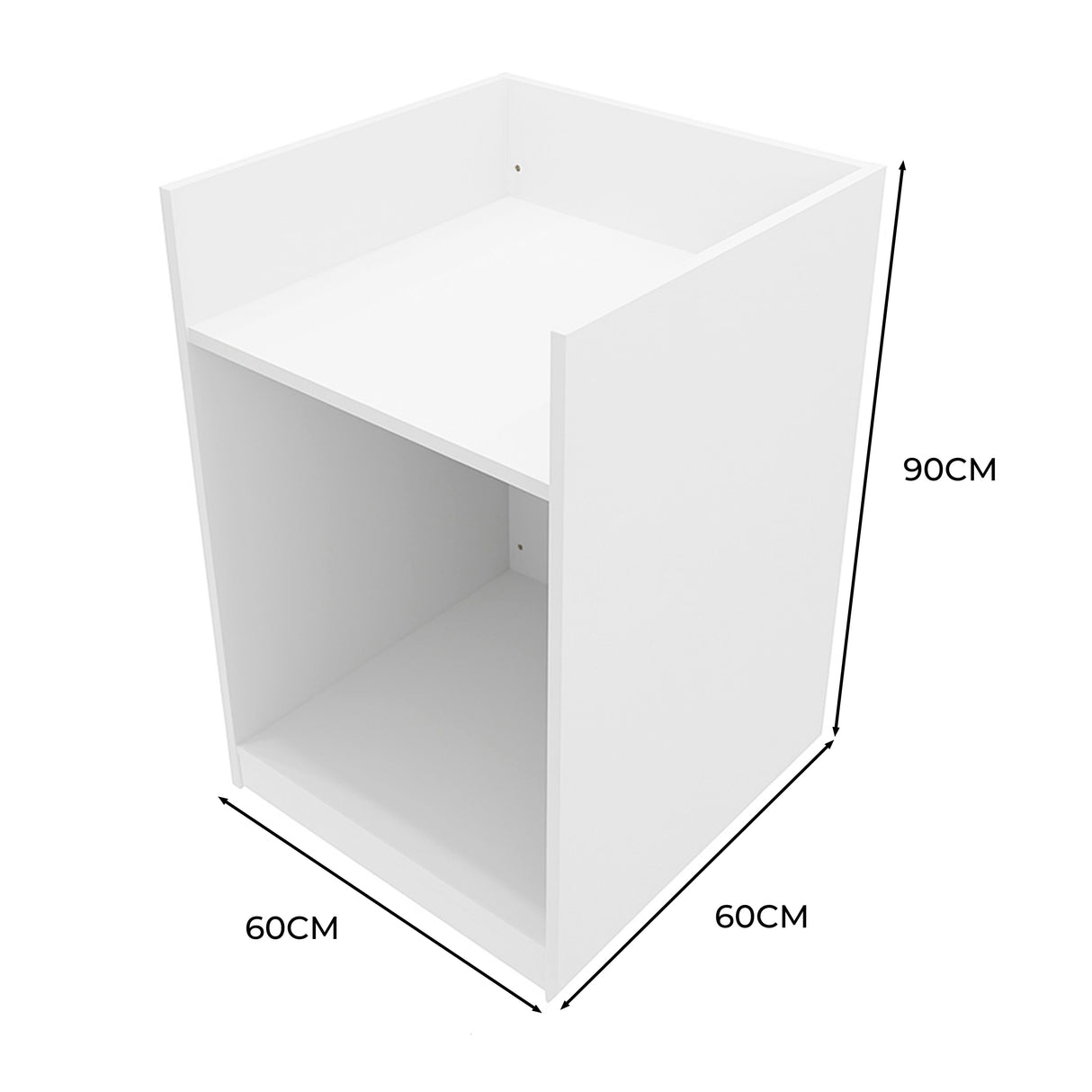 Mostrador para Caja Registradora TB60 – Blanco