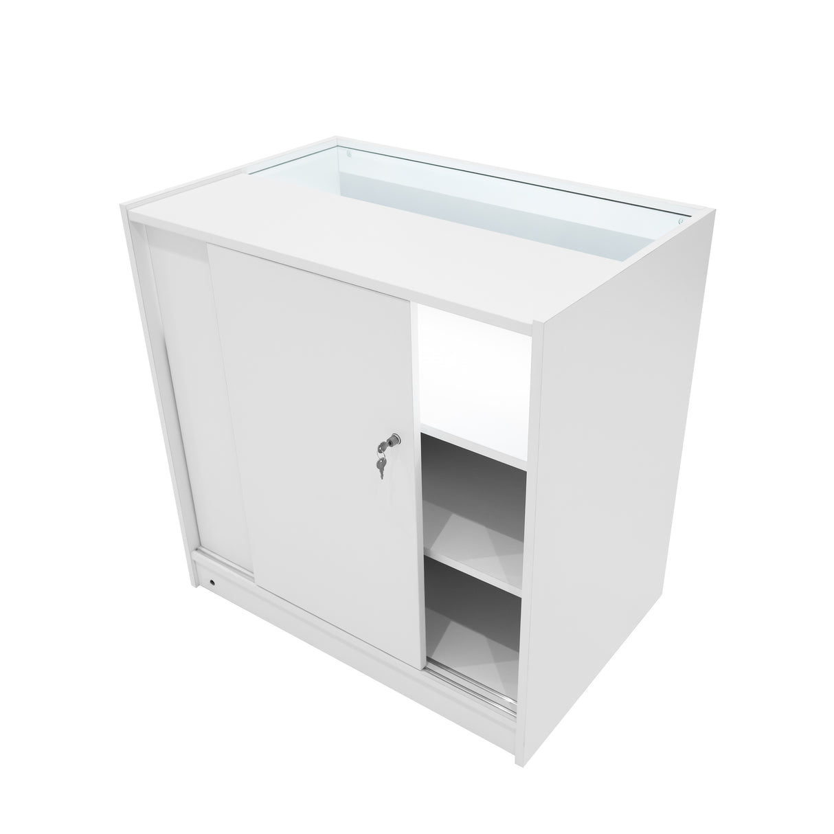 Set Mostradores Comerciales con Luz LED "THESEUS" LM60+ 2x B900 – Blanco