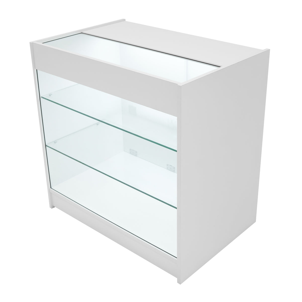 Mostrador Comercial con Luz LED K900 – Blanco