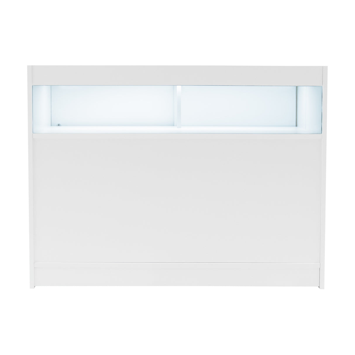 Mostrador Comercial con Luz LED B1200 – Blanco