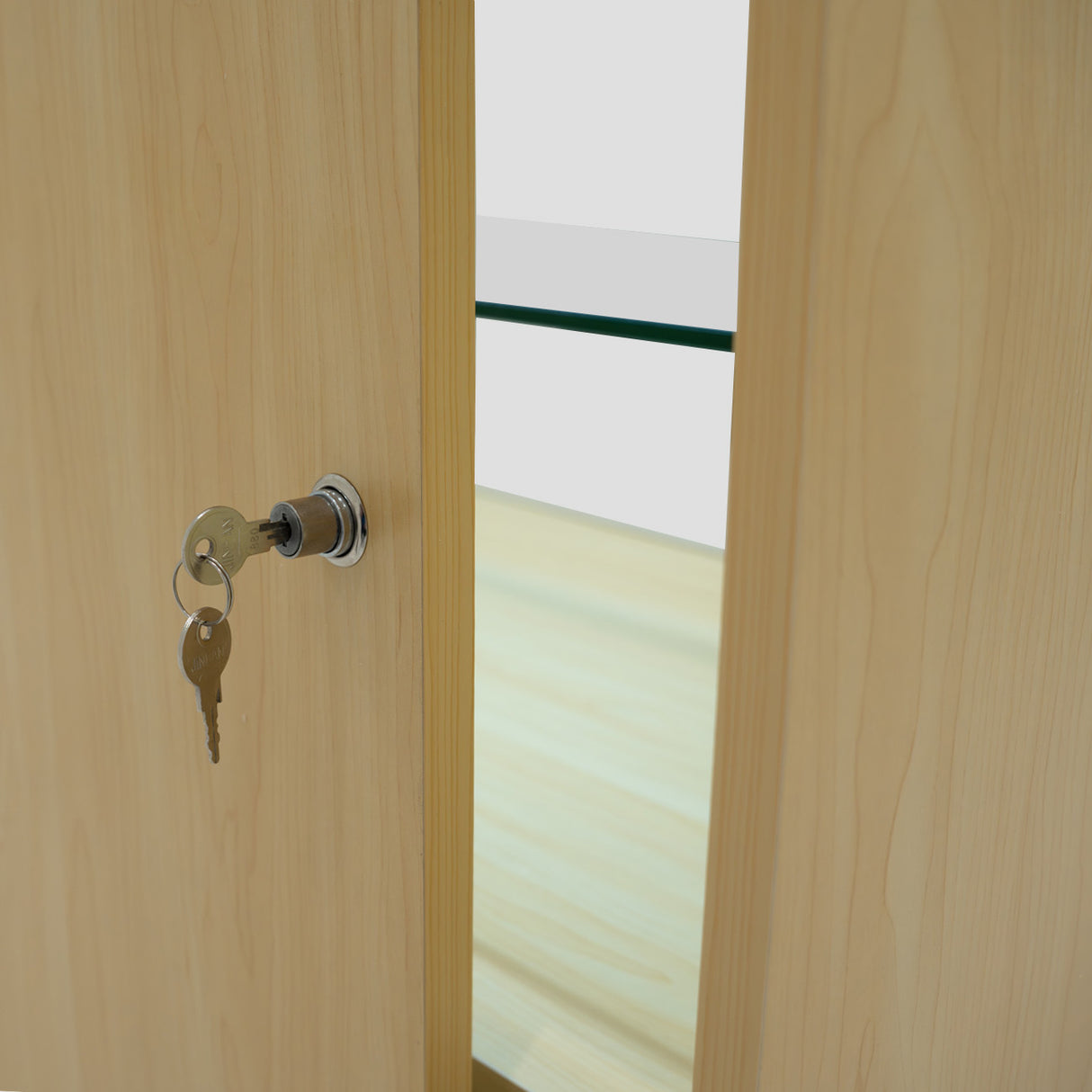 Mostrador Comercial con Luz LED C1200 – Arce