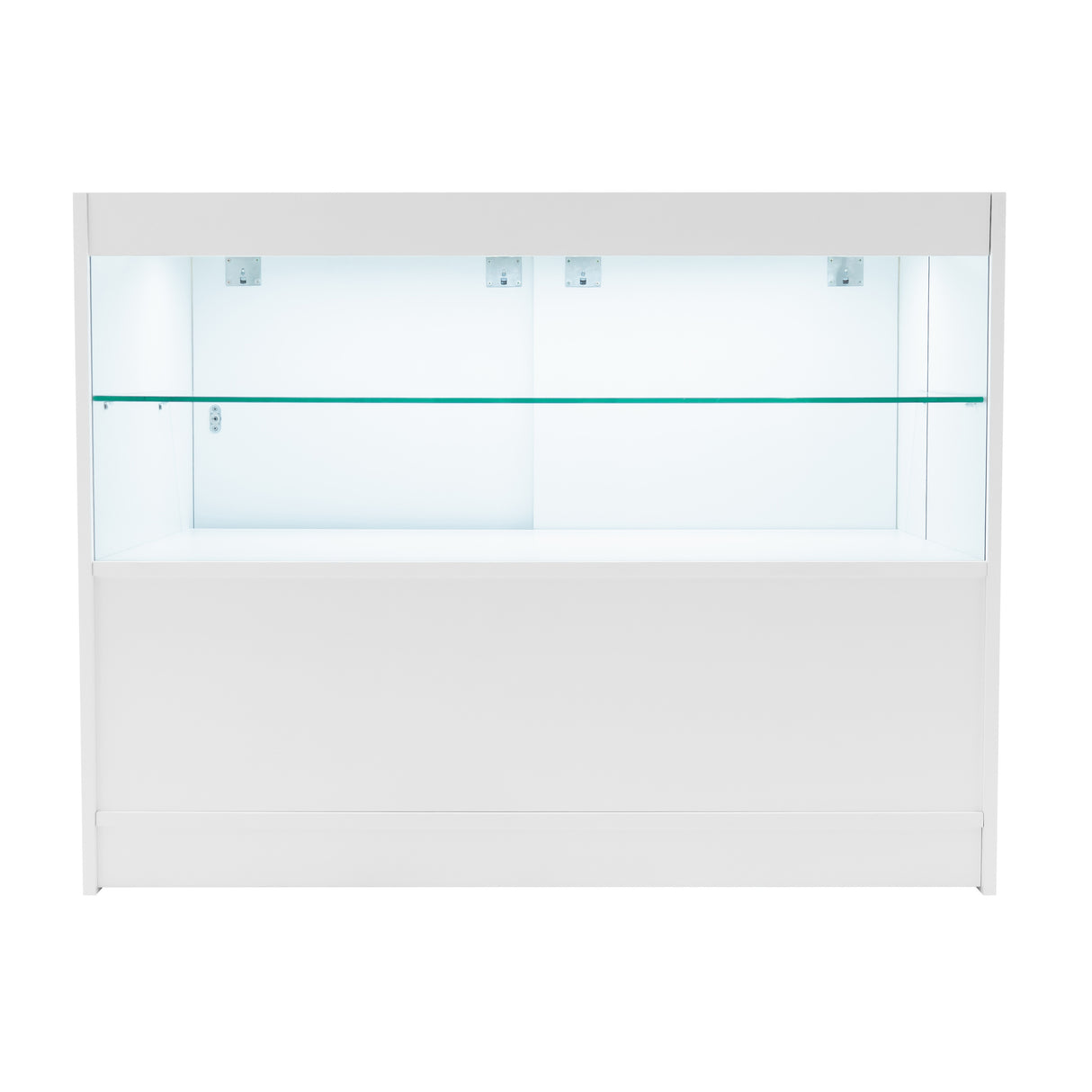 Mostrador Comercial con Luz LED C1200 – Blanco