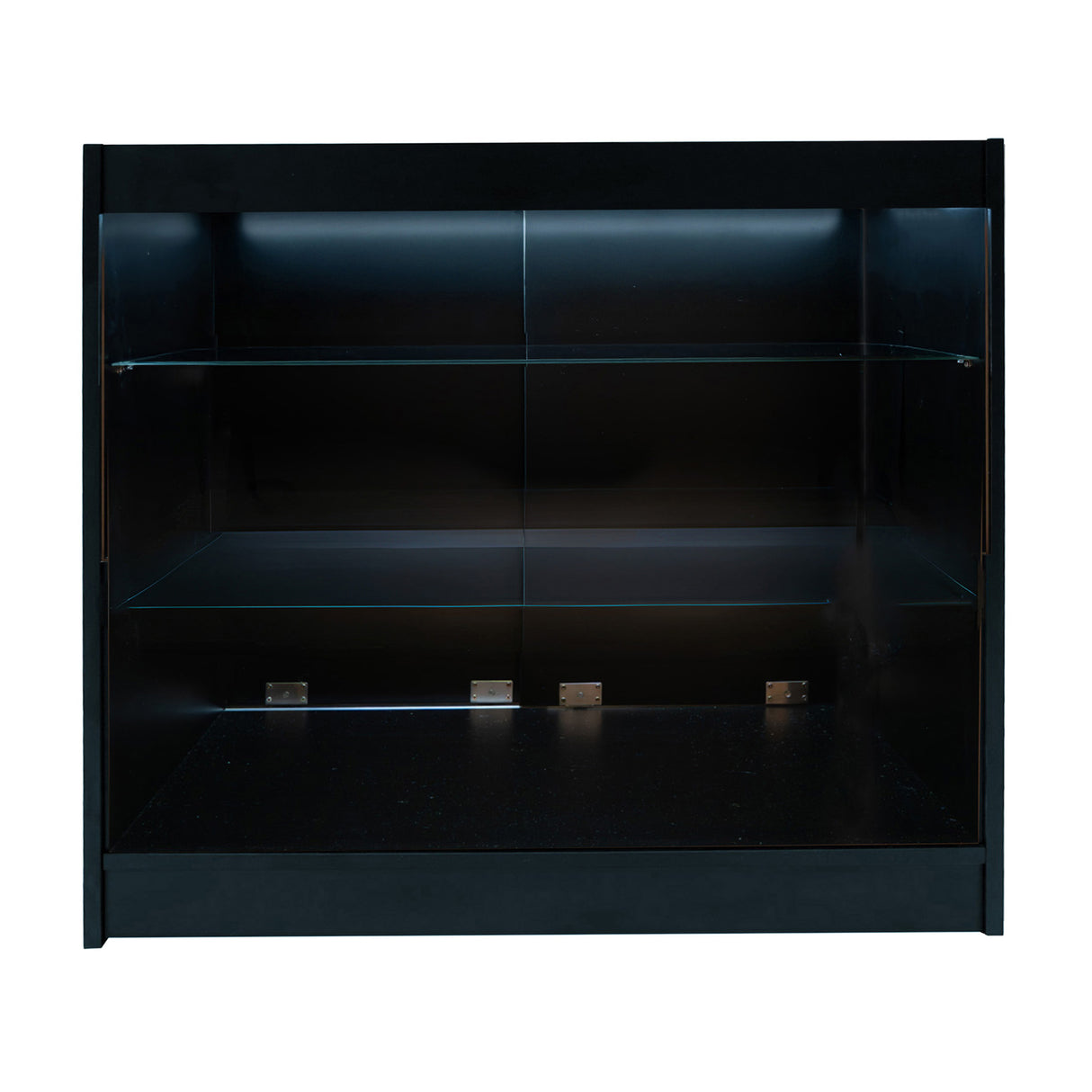 Mostrador Comercial con Luz LED K1200 – Negro