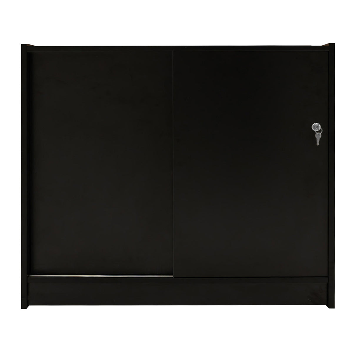 Mostrador Comercial con Luz LED K1200 – Negro