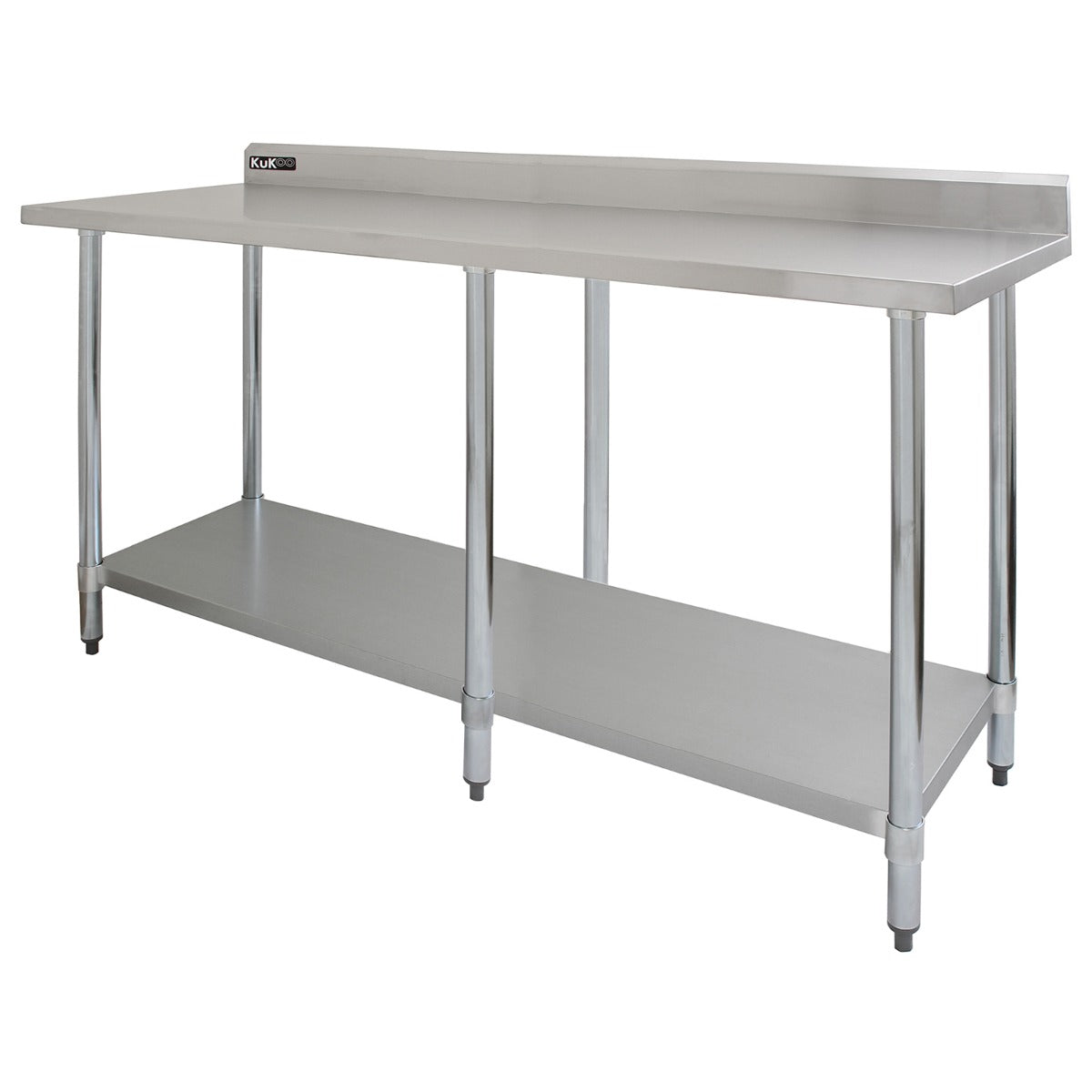 Mesa de Catering Comercial de Acero Inoxidable - 210x90x60cm