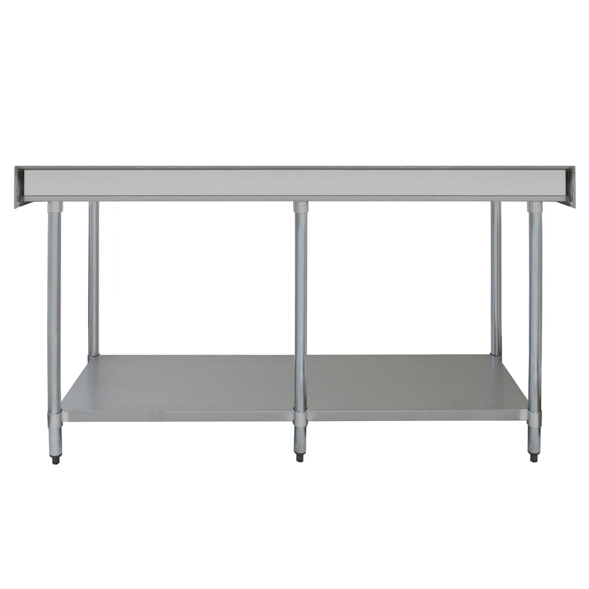 Mesa de Catering Comercial de Acero Inoxidable - 210x90x60cm