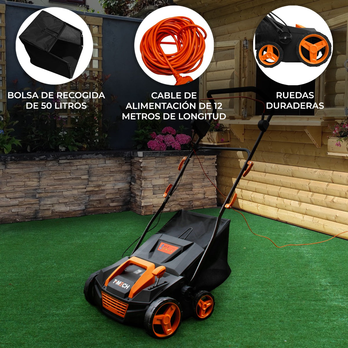 T-Mech Aspiradora de Césped Artificial