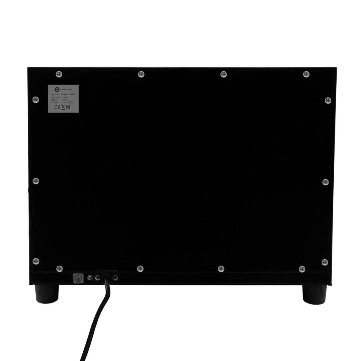 Calentador Negro de Toallas Toallero Secatoallas Eléctrico