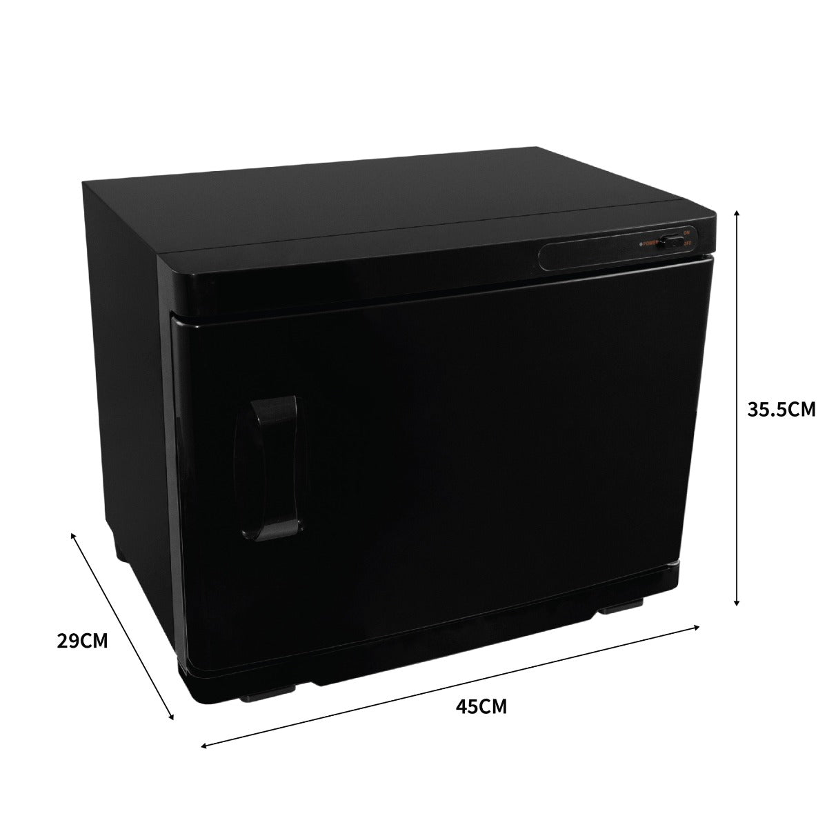 Calentador Negro de Toallas Toallero Secatoallas Eléctrico