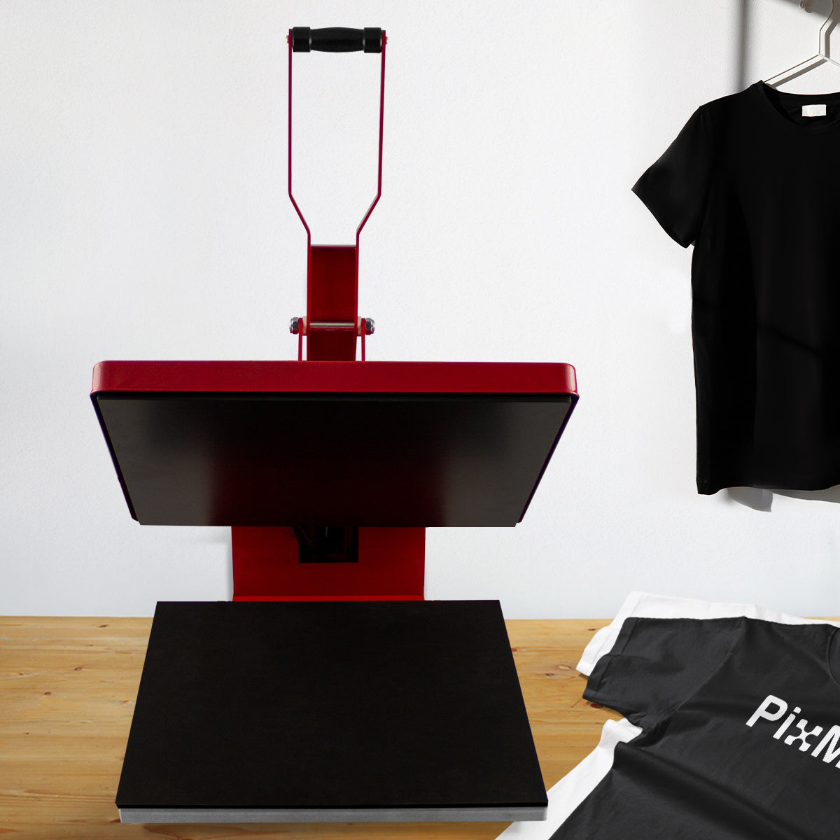 Prensa Térmica de 50cm x 50cm PixMax para Sublimación de Camisetas & Impresora