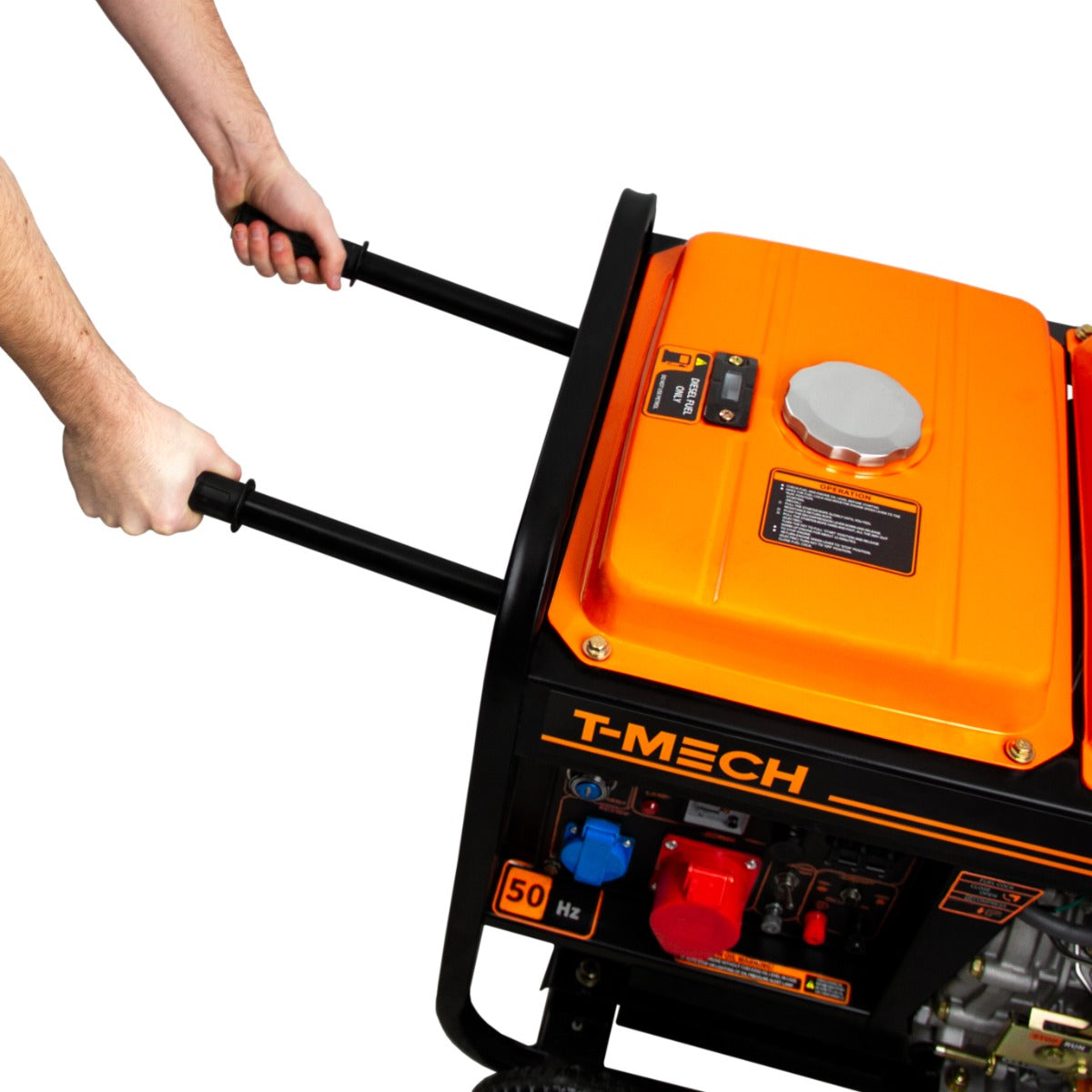 T-Mech Generador Diésel de Marco Abierto 5kVA