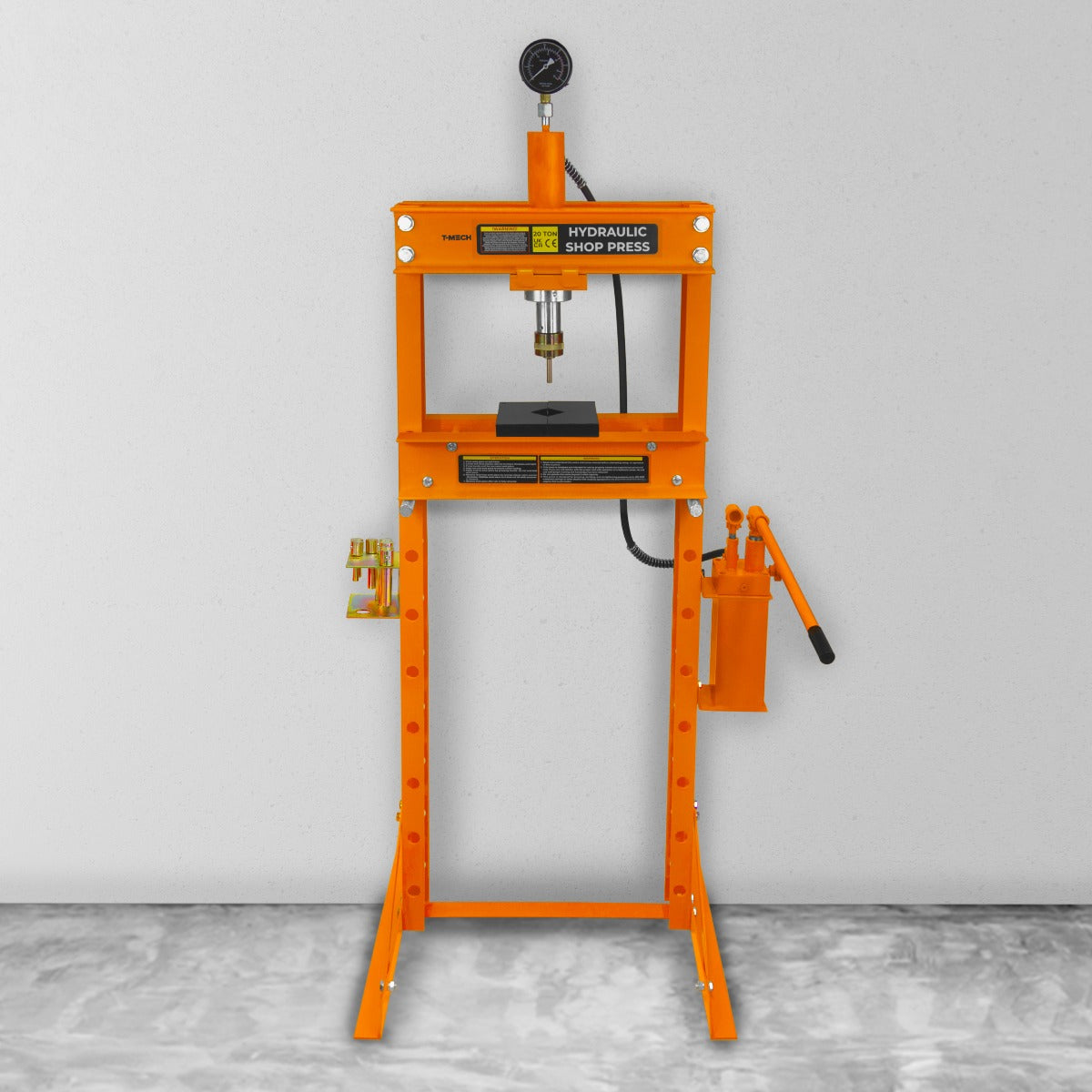 Prensa Hidraúlica de Taller con Manómetro – 20 Toneladas