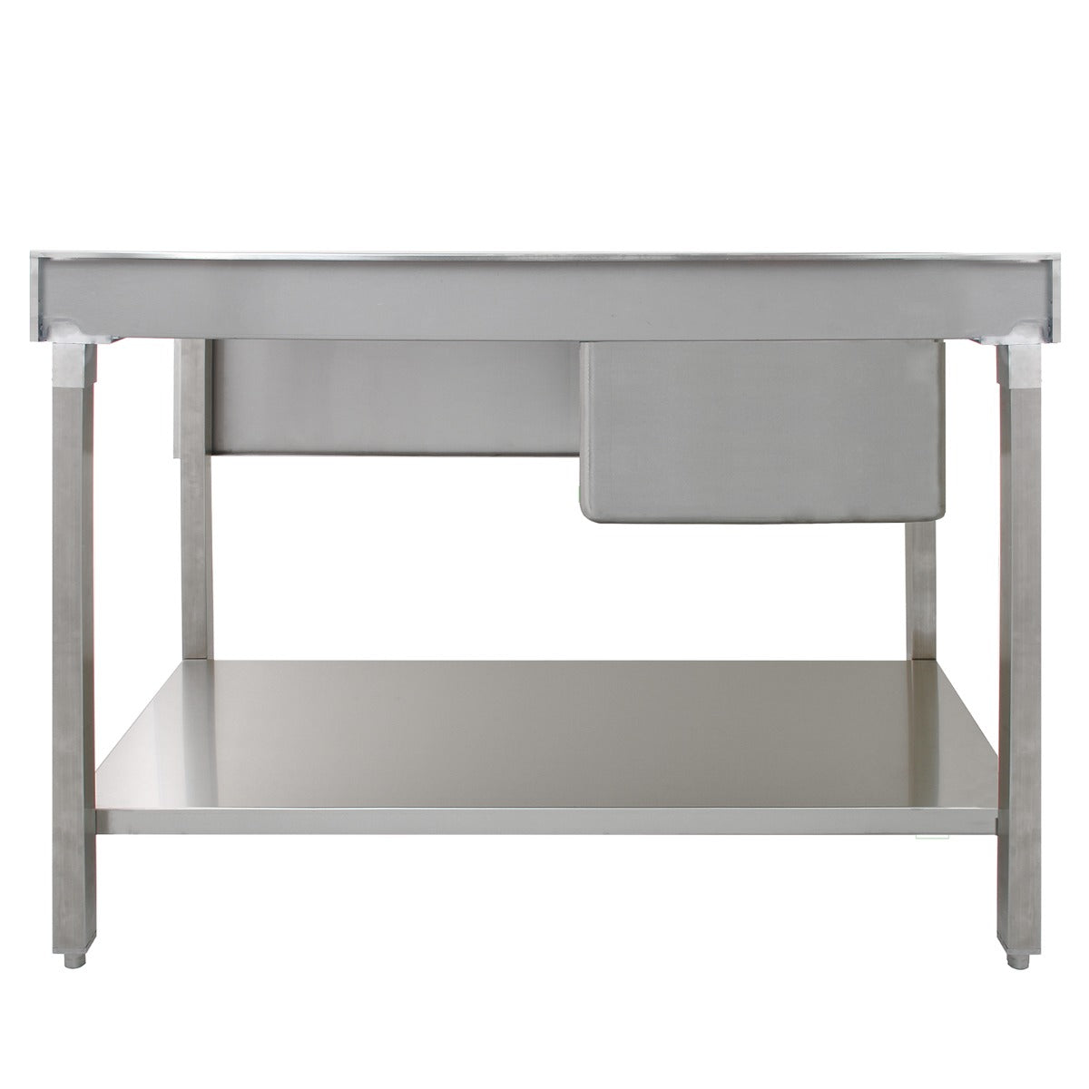 KuKoo Fregadero de Cocina de Acero Inoxidable – Escurridor a la Derecha