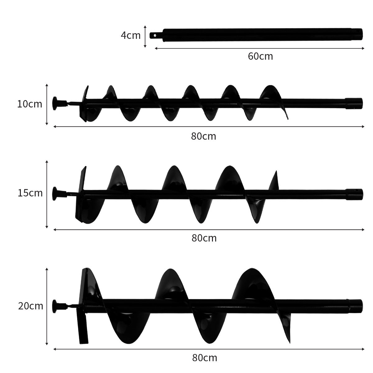 T-Mech Barrena Taladro de Tierra