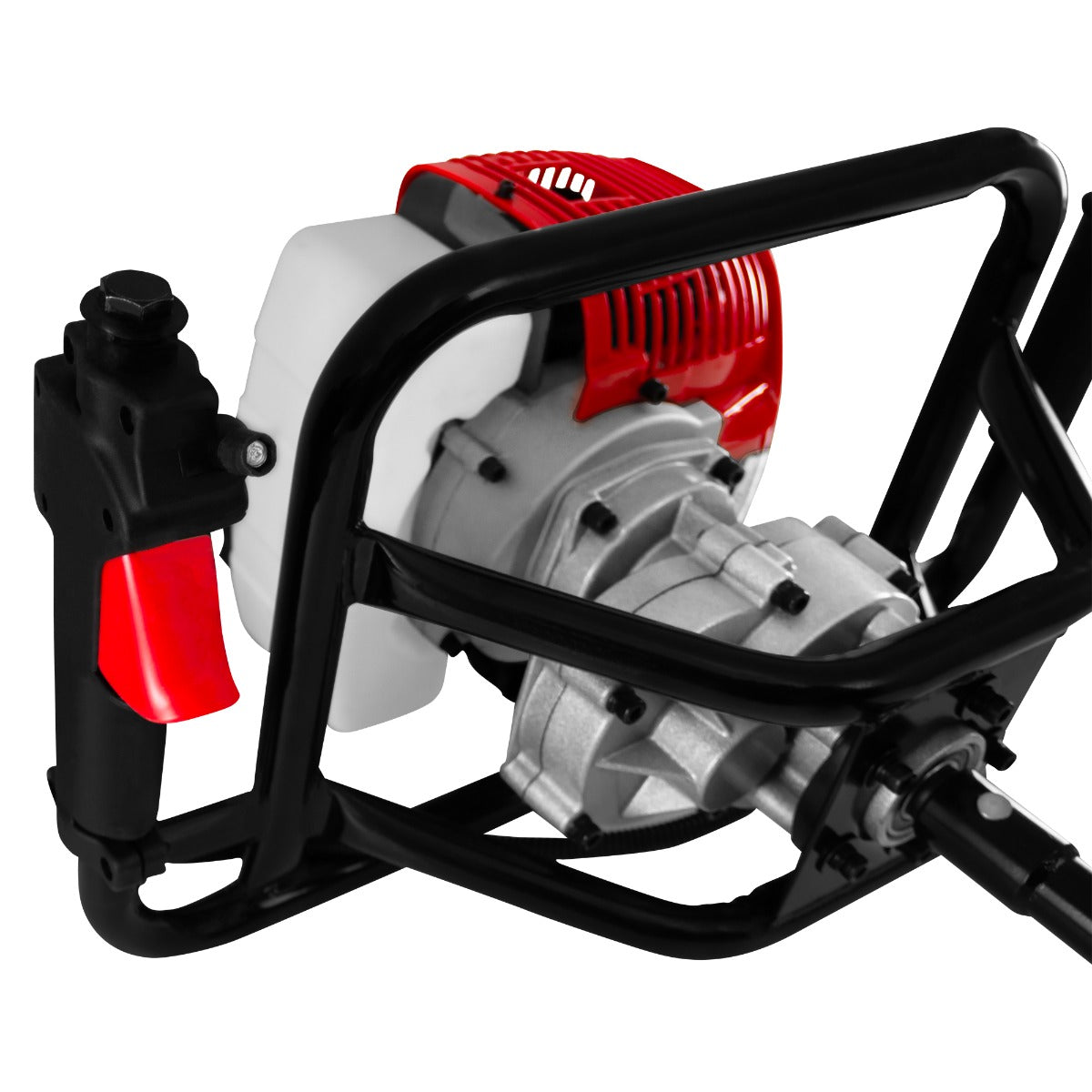 Barrena de Tierra T-Mech y Clavadora de Postes de 120mm de 4 Tiempos