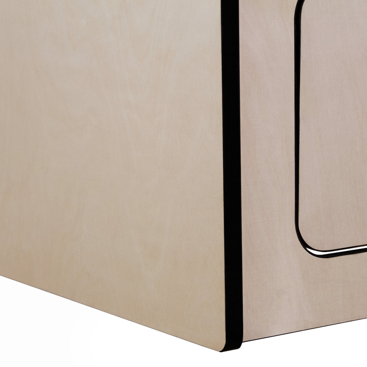 Armario superior para caravana con borde negro – 120 cm x 25 cm x 25 cm