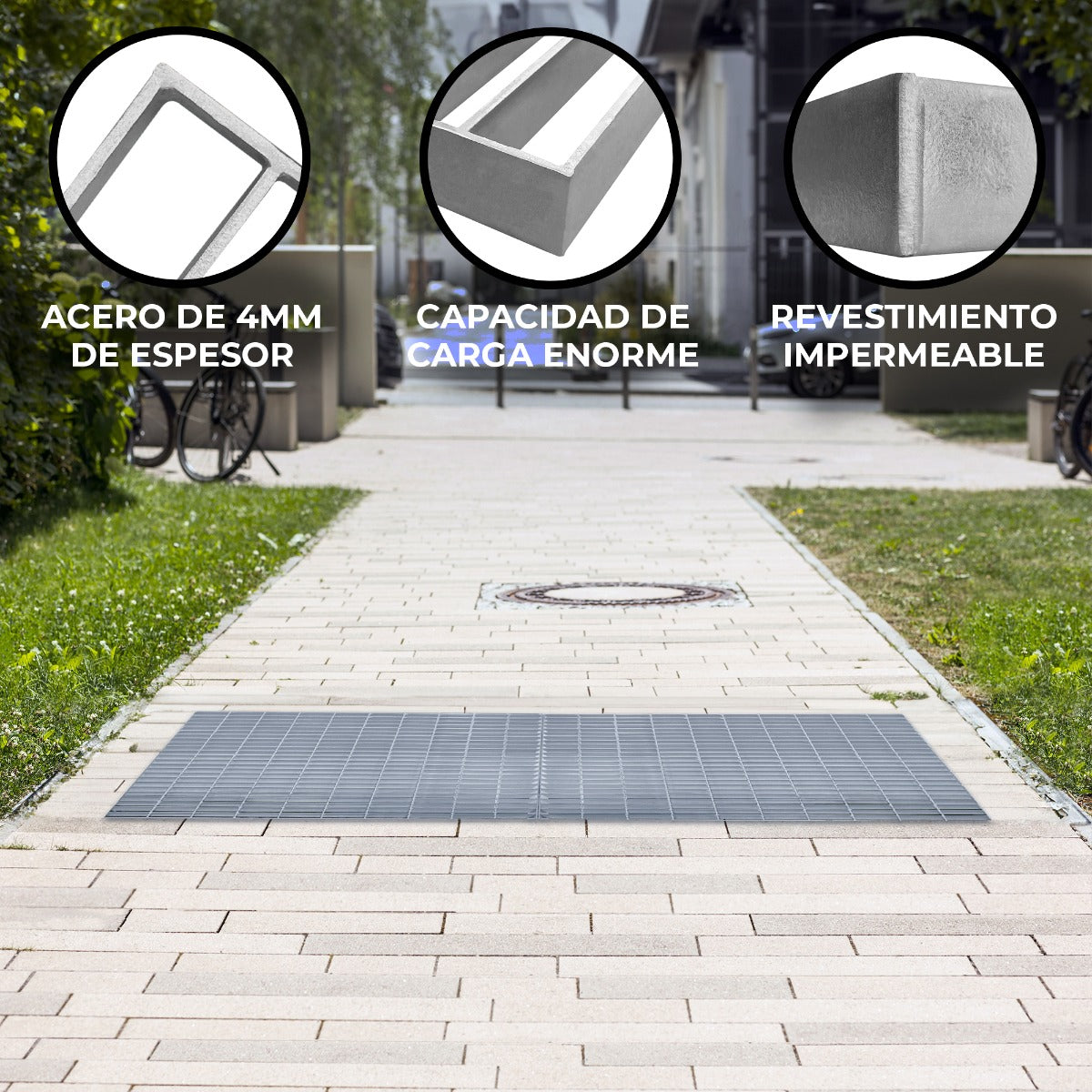 Rejilla Galvanizada - 1000mm x 800mm