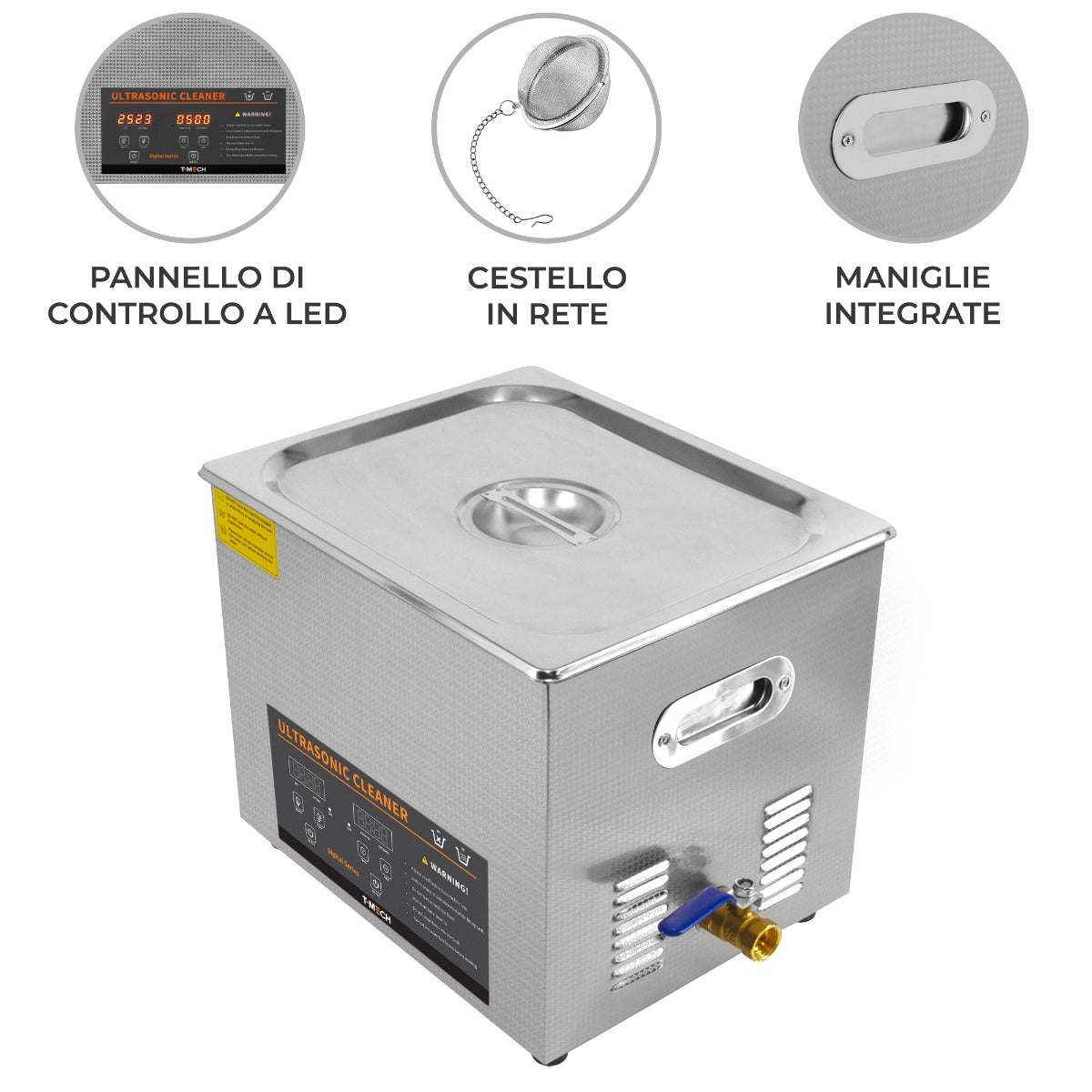 T-Mech Limpiador Ultrasónico – 10L