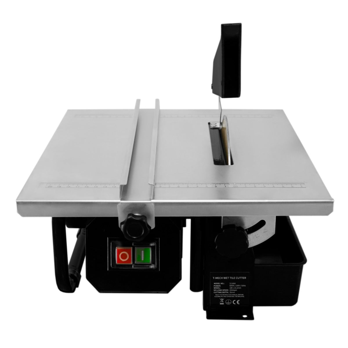 T-Mech Cortador de Azulejos Húmedos Eléctrico - 180mm / 600W