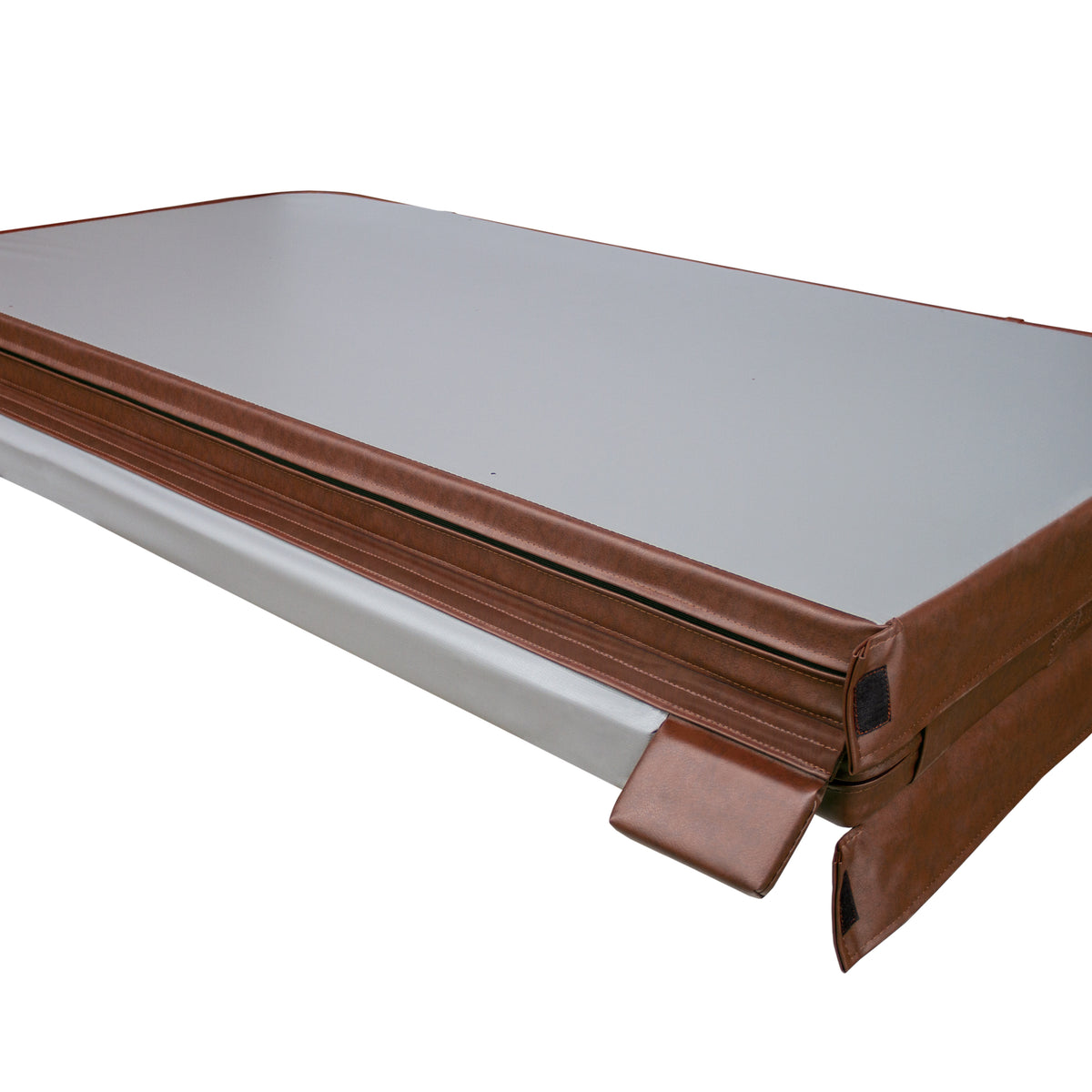 Cubierta 2m x 2m para Jacuzzi - Marrón