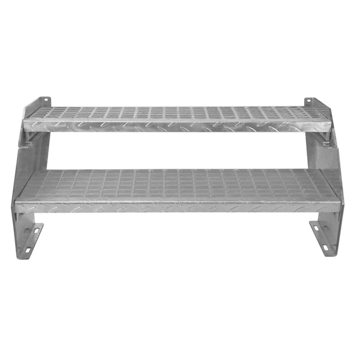 Escalera Galvanizada Ajustable de 2 Escalones– 900mm de Ancho