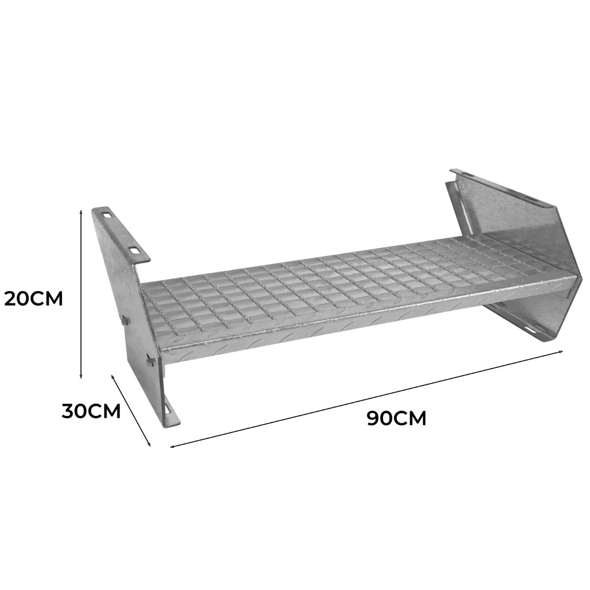 Escalón de Acero Galvanizado Adicional – 900mm de Ancho