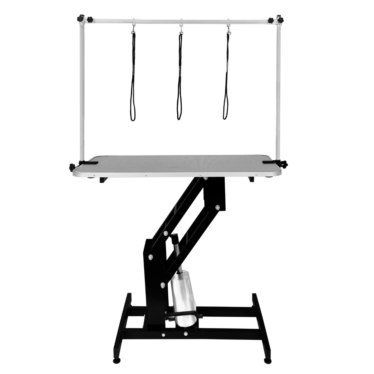 Mesa de Aseo Hidráulica Negra - Superficie Gris