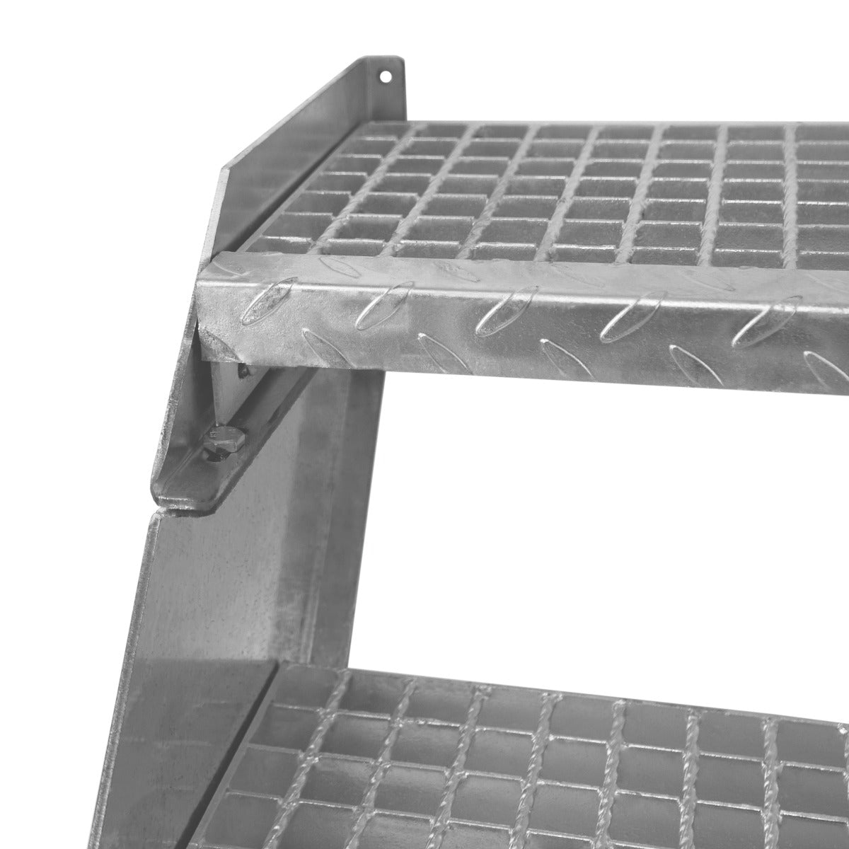 Escalera Galvanizada Ajustable de 6 Escalones– 600mm de Ancho