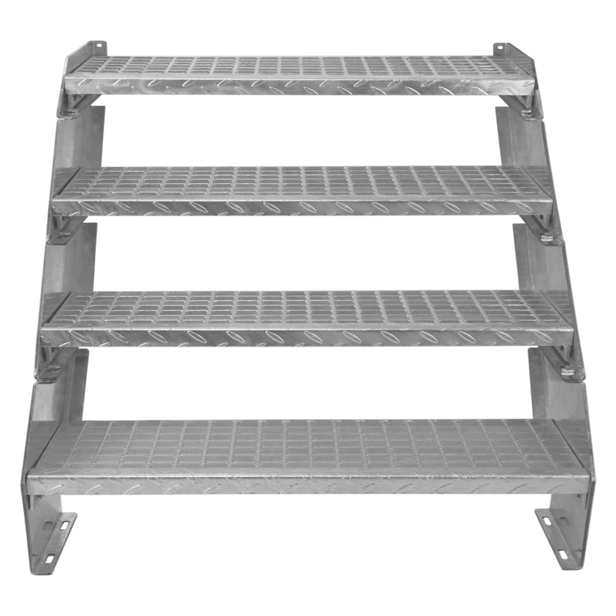 Escalera Galvanizada Ajustable de 4 Escalones– 900mm de Ancho