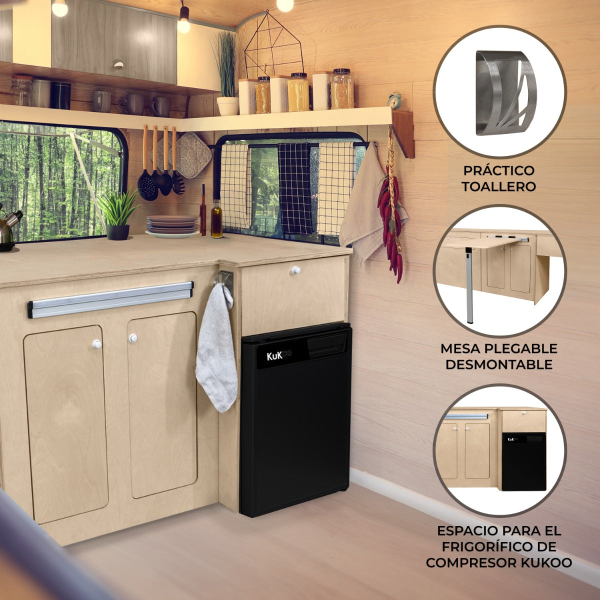 Módulo de Cocina para Autocaravana - LHD