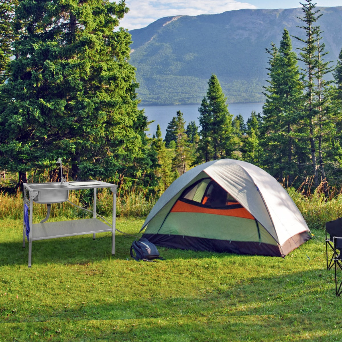 Fregadero plegable para Exteriores