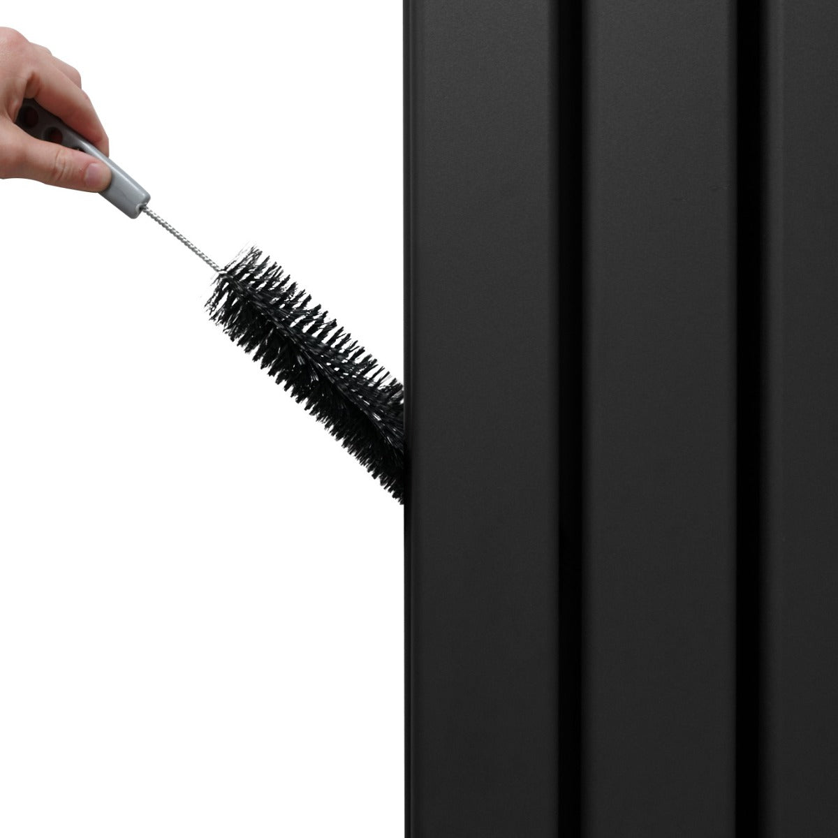 Radiador Plano con Espejo - 1800 mm x 565 mm - Negro