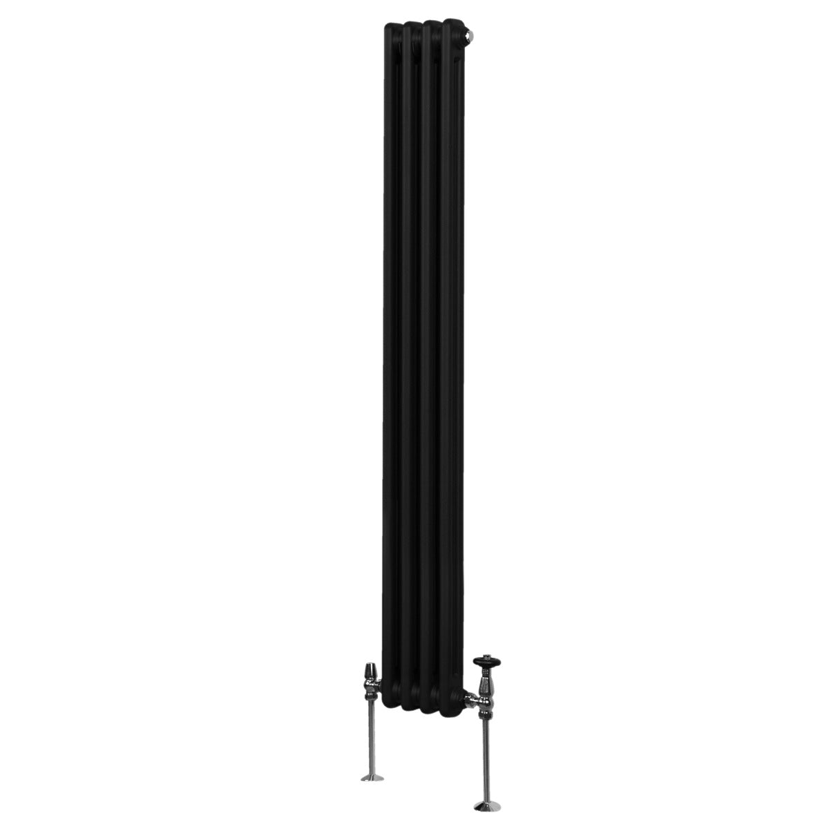 Radiador Tradicional Vertical de 2 columnas - 1800x 202mm - Negro