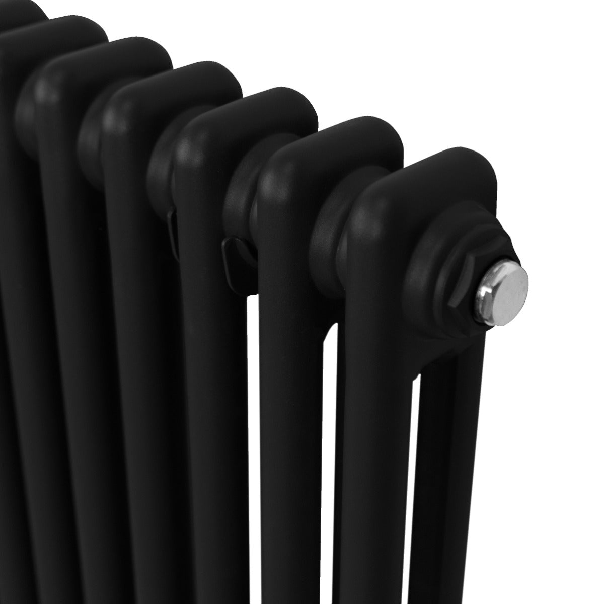 Radiador Tradicional Vertical de 2 columnas - 1800x 202mm - Negro