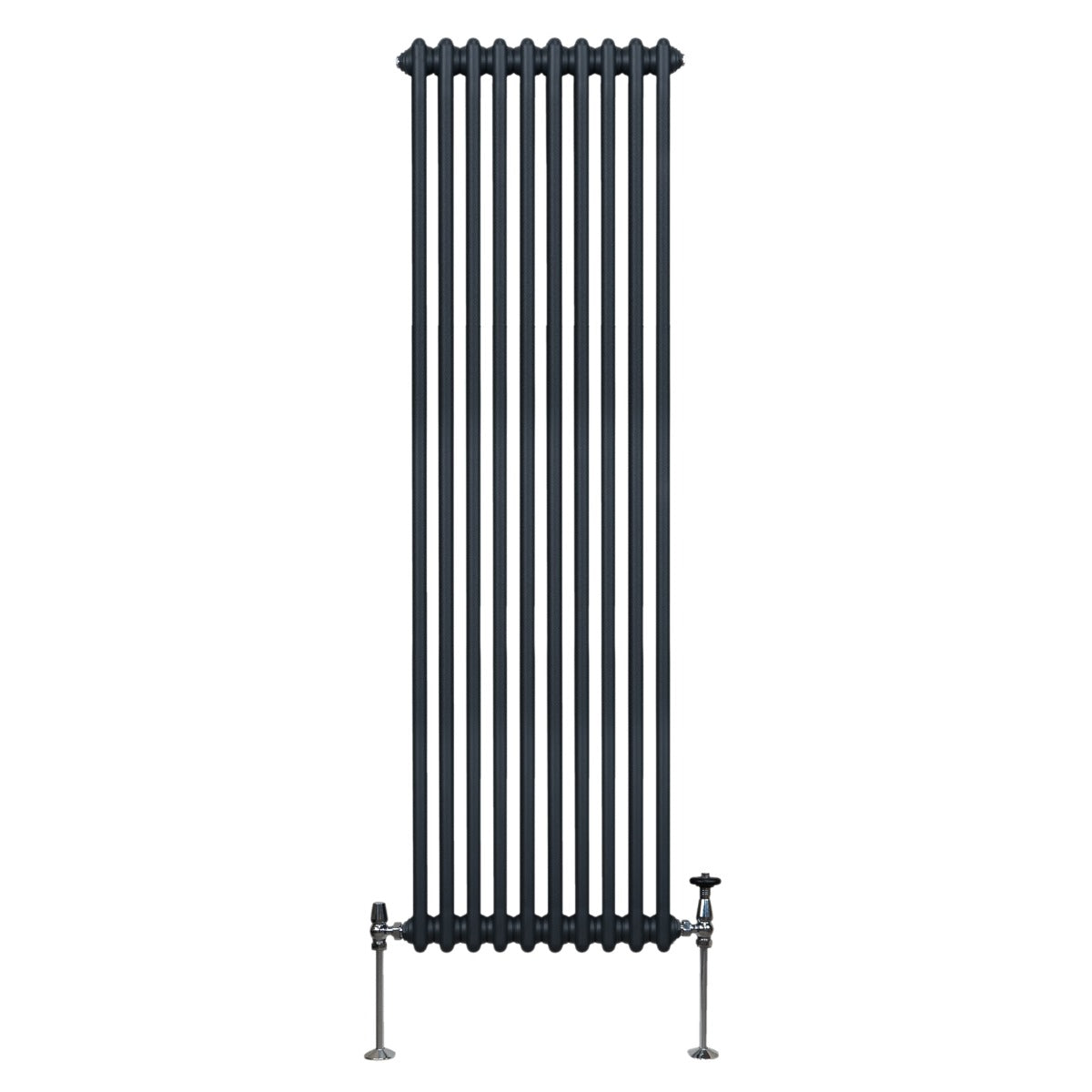 Radiador Tradicional Vertical de 2 columnas - 1800x 472mm - Gris Antracita
