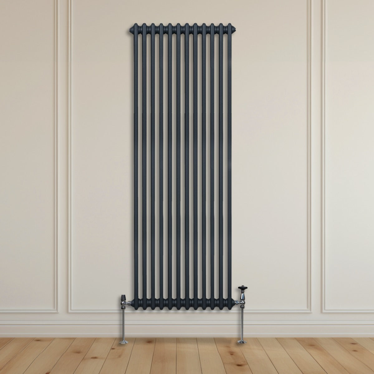 Radiador Tradicional Vertical de 2 columnas - 1800x562mm - Gris Antracita