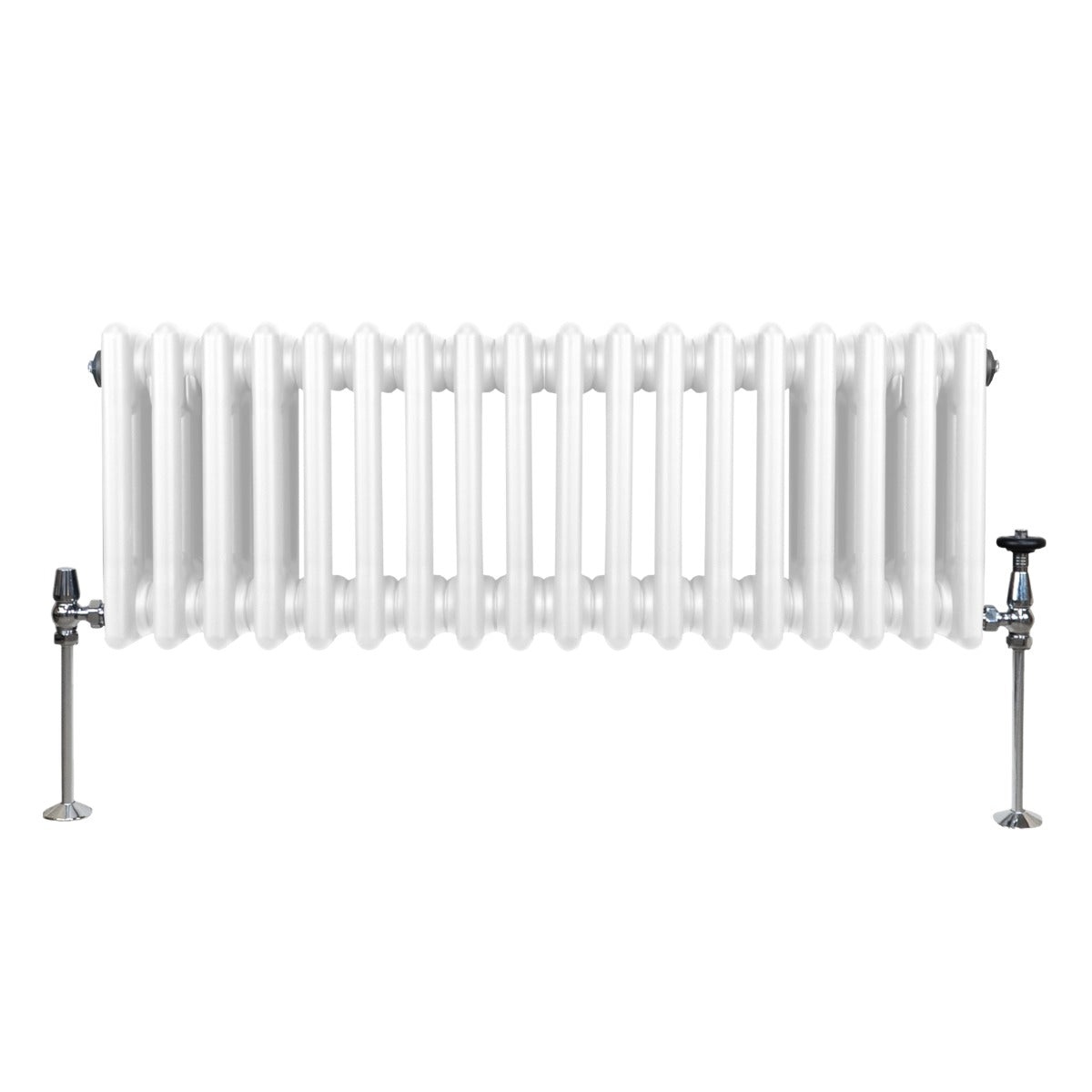 Radiador Tradicional Horizontal de 3 Columnas - 300 x 832 mm - Blanco