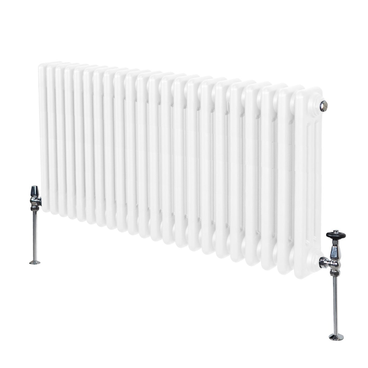 Radiador Tradicional Horizontal de 3 Columnas - 600x 1012mm - Blanco