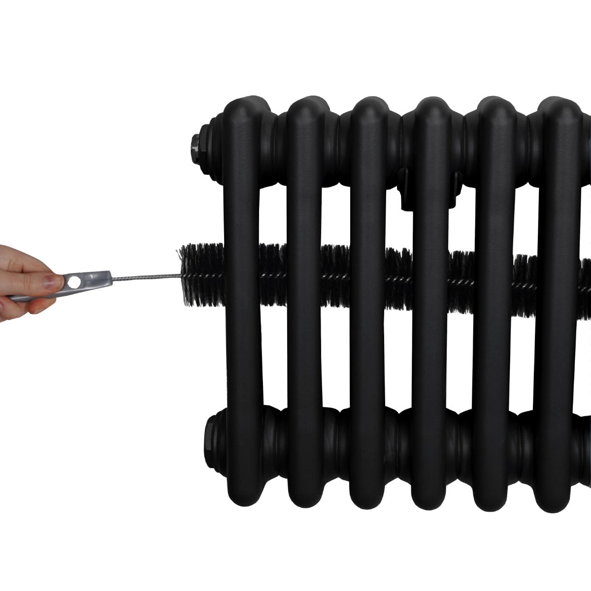 Radiador Tradicional Vertical de 3 columnas – 1800 x 472mm - Negro