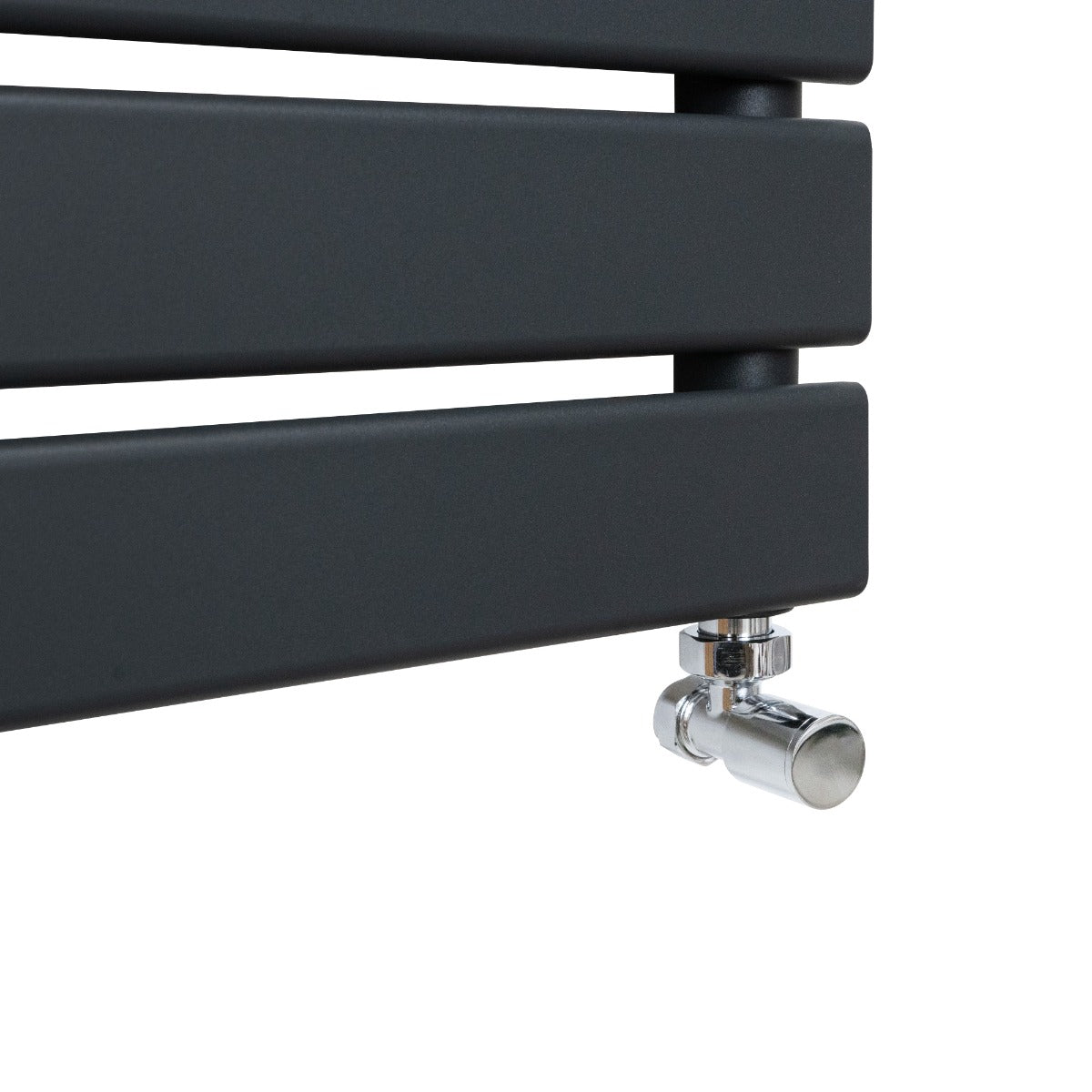 Radiadores Toalleros de panel plano – 1200mm x 450mm – Gris Antracita