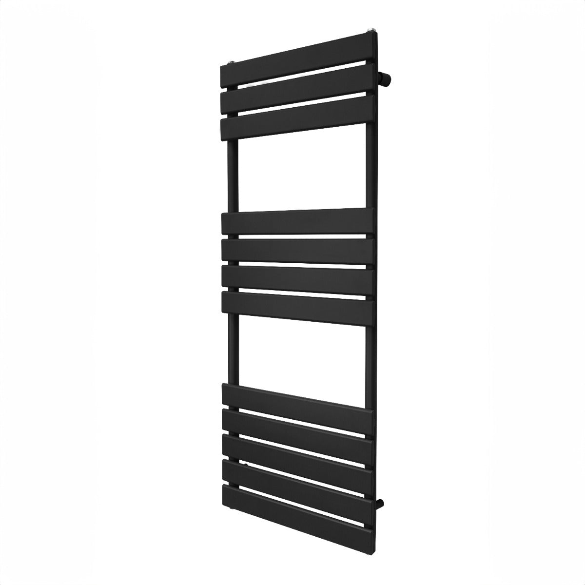 Radiadores Toalleros de panel plano – 1200mm x 450mm – Negro