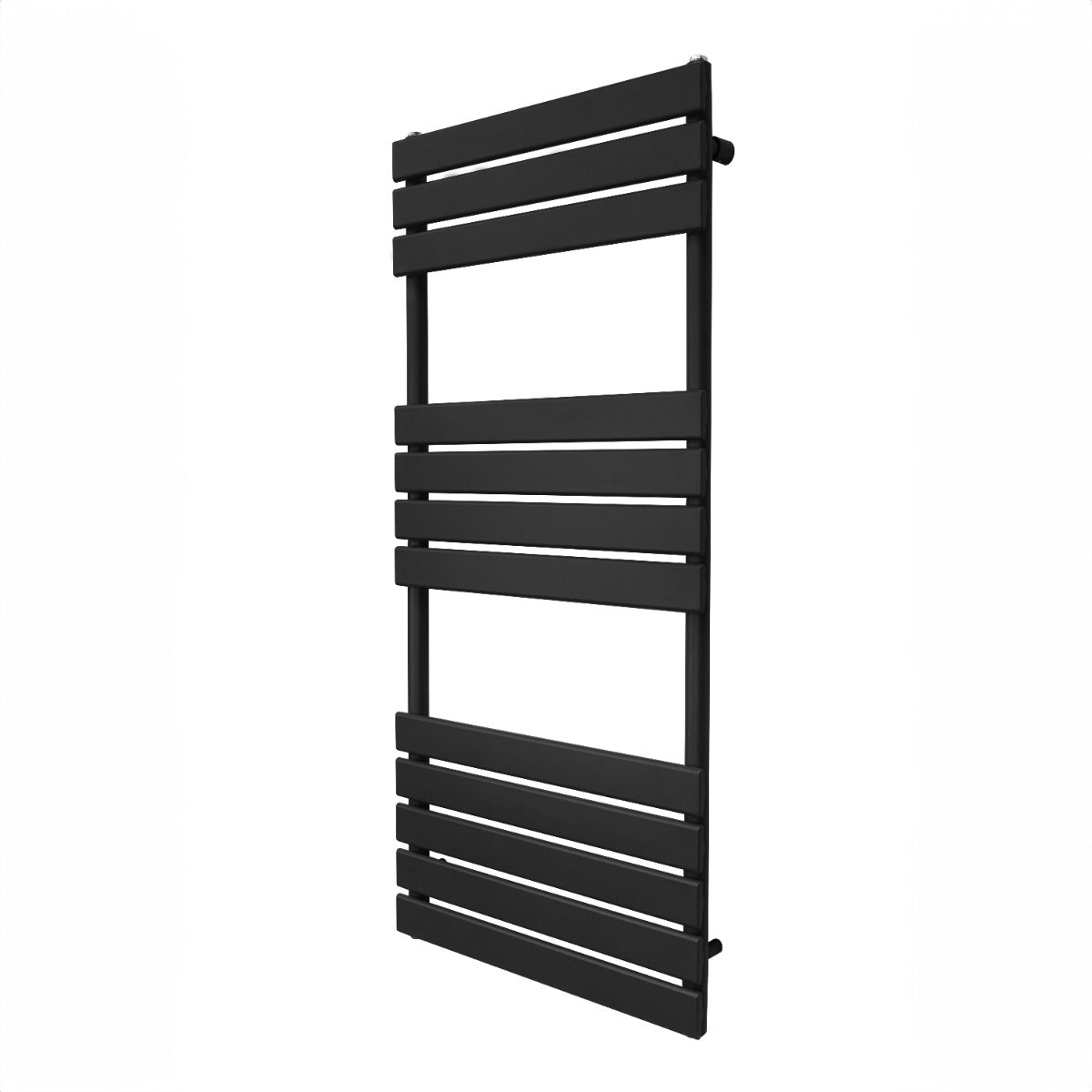 Radiadores Toalleros de panel plano – 1200mm x 500mm – Negro